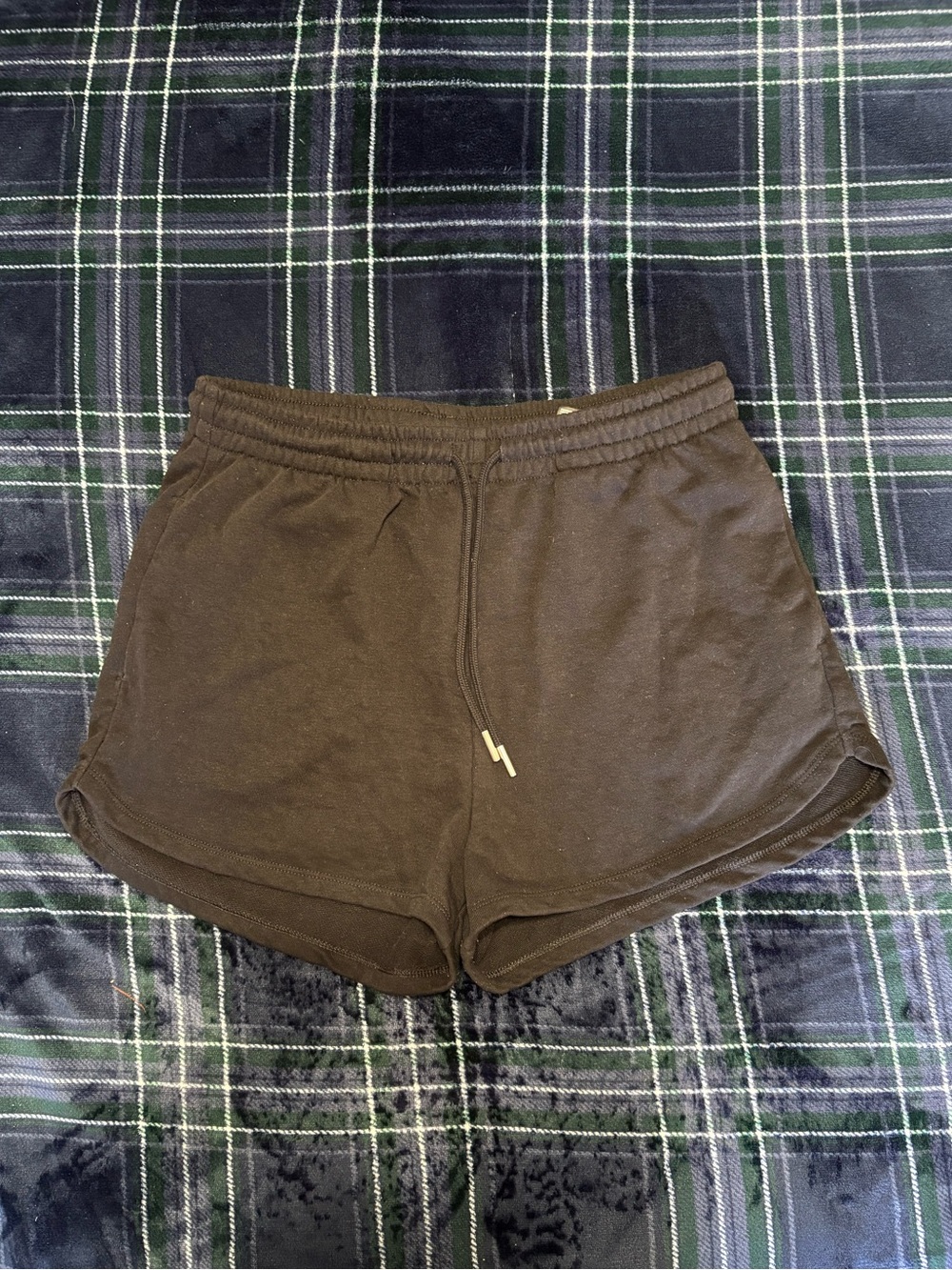 H&M black sweat-shorts.Size M.